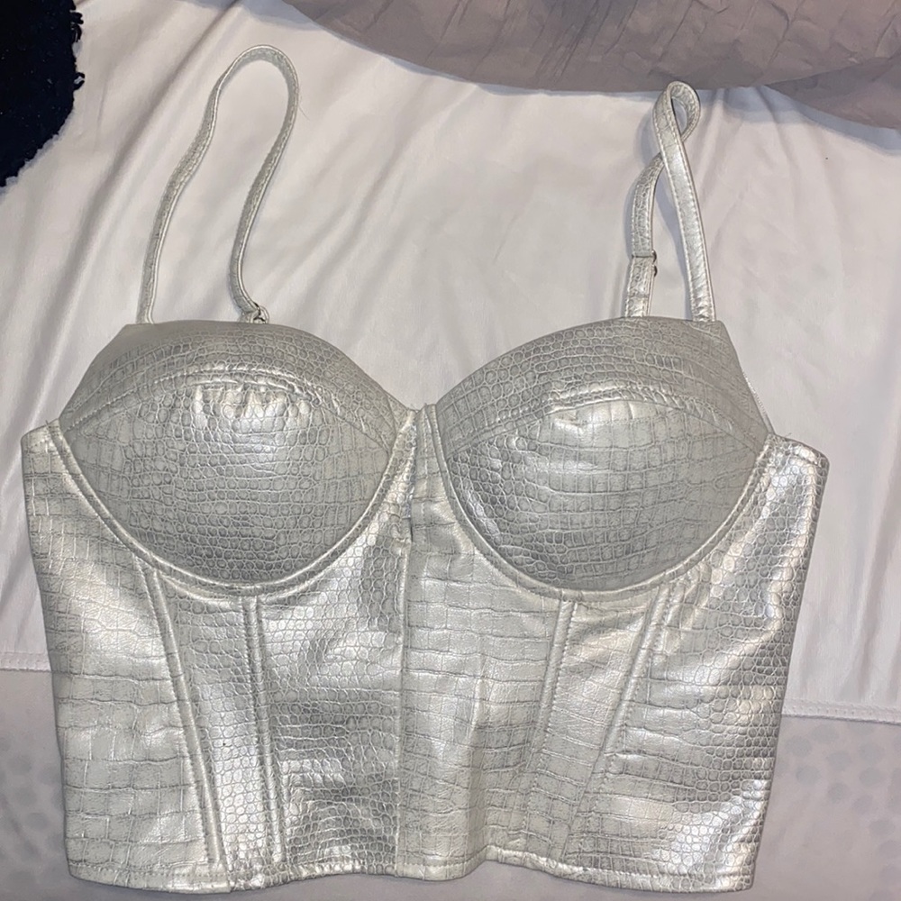 snakeskin Corset top
